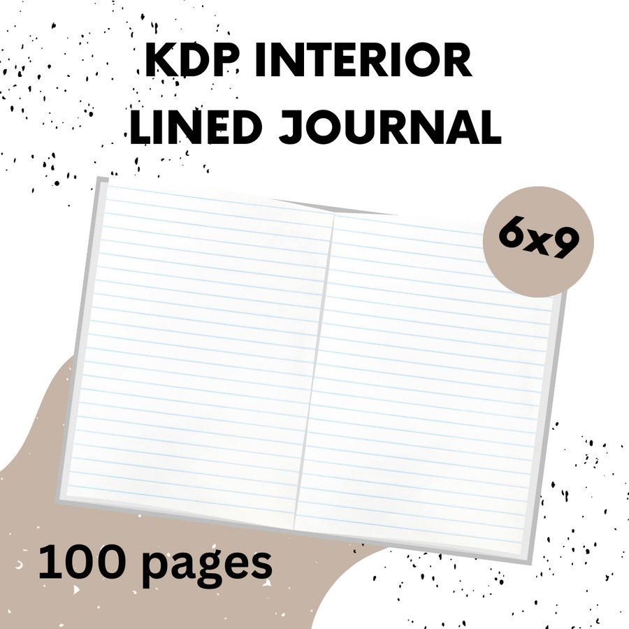KDP Lined Journal Interior